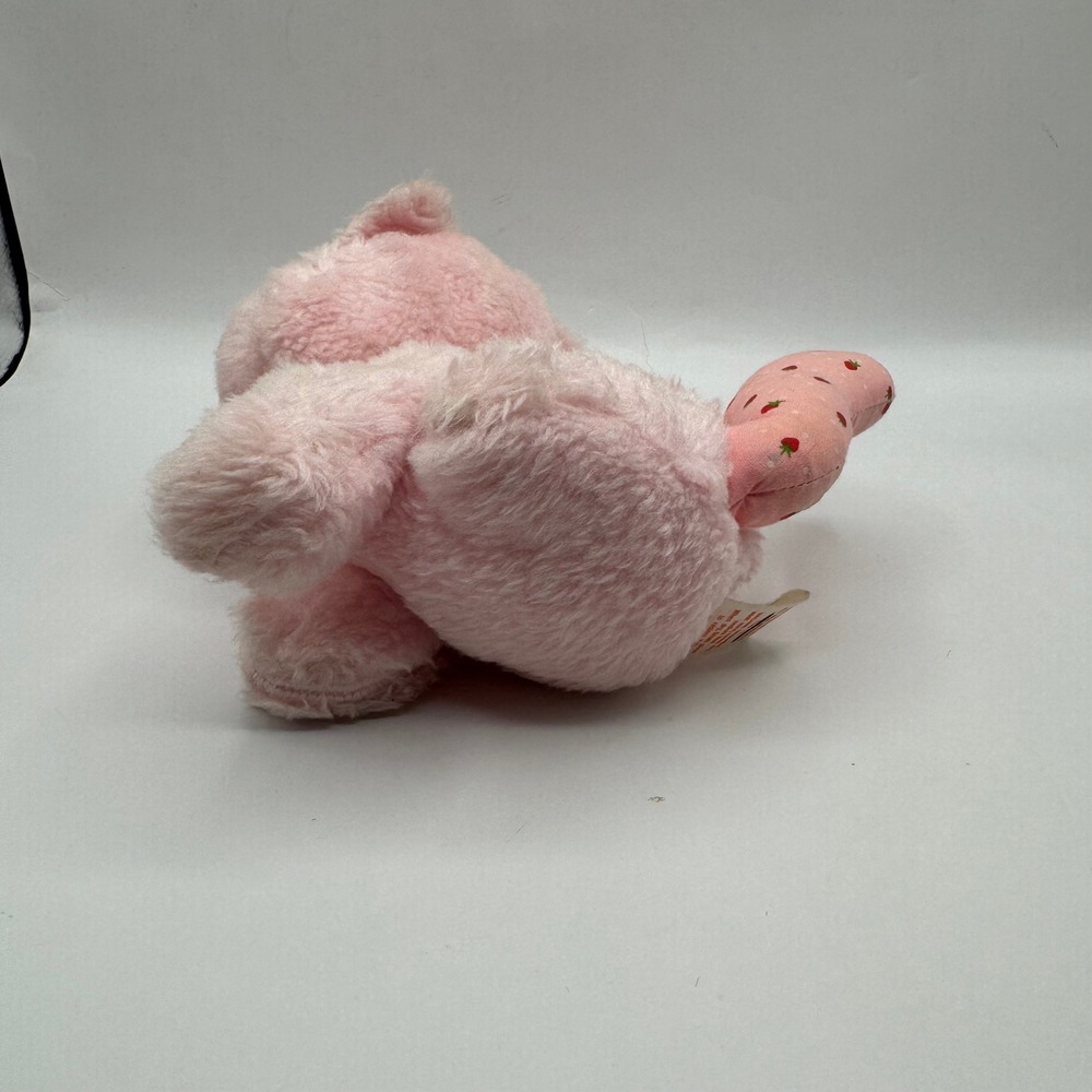 Kenner Custard Cat Plush Kids Small Pink 1980 Vintage Strawberry Shortcake Toy - Picture 6 of 9